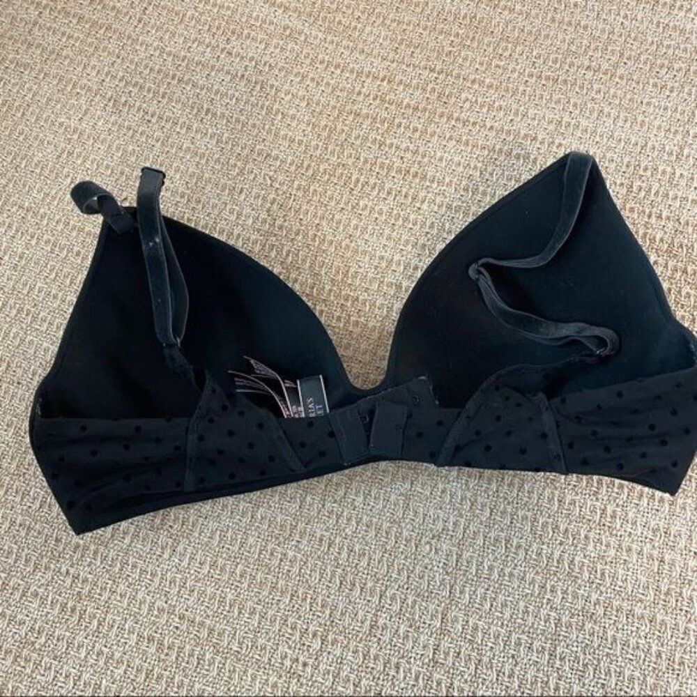 Victoria Secret Wear Everywhere Lightly Lined Bra Black Bra 34C - Picture 6 of 7